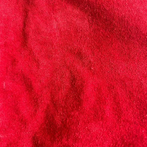 NWOT Red Leather Shoulder Bag - Picture 8 of 10